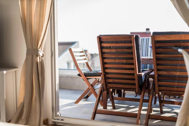 Blue Sky, Modern Sea View Apartment 诺瓦利娅 外观 照片